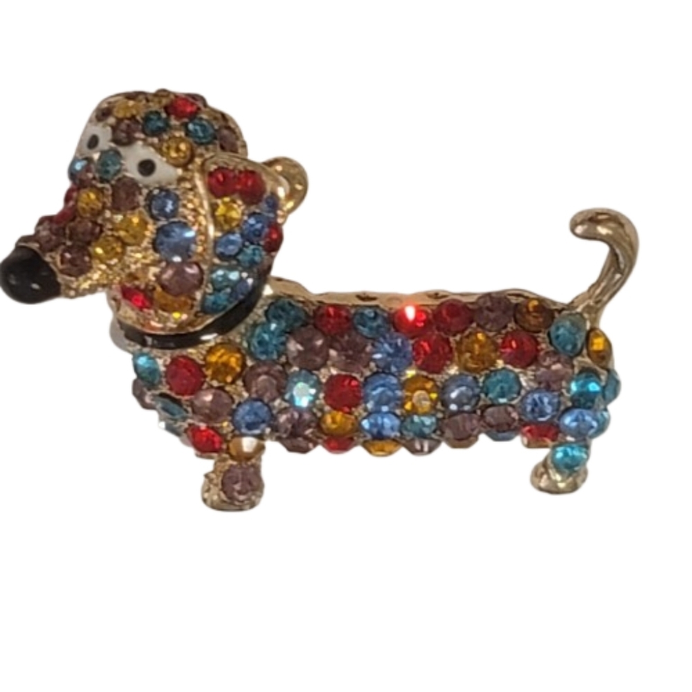 Daschund Pendant Multicolor Dog Pendant - Picture 2 of 5
